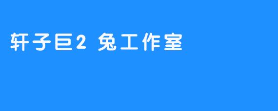 轩子巨2兔工作室